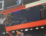 Michael Jordan Autographed "Scoreboard Dunk" 30" x 40" Framed Photograph UDA