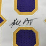 FRAMED Autographed/Signed KOBE BRYANT 33x42 LA Purple Jersey PSA/DNA COA Auto