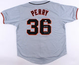 Gaylord Perry Signed San Francisco Giants Jersey Inscribed "HOF - 91" (JSA COA)