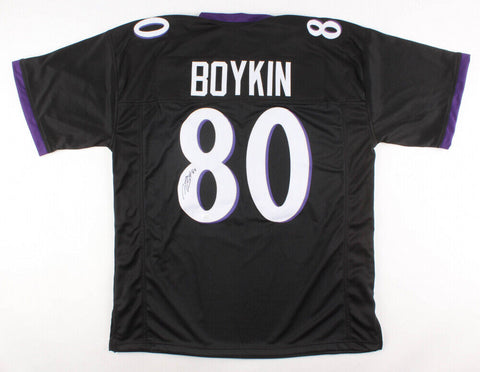 Miles Boykin Signed Baltimore Ravens Jersey (JSA COA) Former Notre Dame W.R.