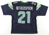 Devon Witherspoon Signed Seattle Seahawk Jersey (Beckett) 2023 1st Round Pick DB