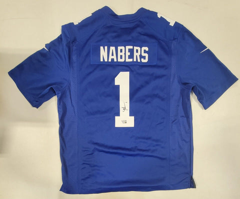 MALIK NABERS SIGNED NEW YORK GIANTS NIKE SCREENPRINT AUTHENTIC XL JERSEY FANATIC