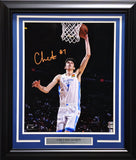 Chet Holmgren Autographed Framed 16x20 Photo Thunder Beckett Witness 1W134386