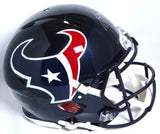 JJ Watt Autographed Texans F/S Speed Authentic Helmet - Beckett W Holo *Silver