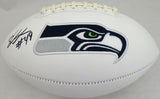 Shaquem Griffin Autographed Seahawks White Logo Football (Smudged) MCS 79406