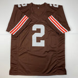 Autographed/Signed Amari Cooper Cleveland Brown Football Jersey Beckett BAS COA