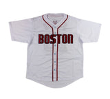 Johnny Damon Signed Boston Custom White Jersey