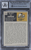 Steelers Joe Greene Authentic Signed 1971 Topps #245 Card Auto 10 BAS Slab 11