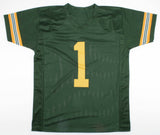 Warren Moon Signed Edmonton Eskimos Jersey Inscribed "HOF 06" (JSA COA) CFL Star