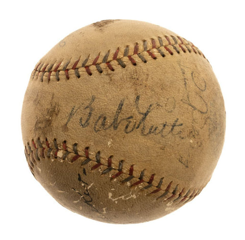 Babe Ruth Gehrig Speaker Signed 1931 American League Baseball JSA ZZ05094