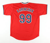 James Karinchak Signed Cleveland Guardians Jersey Inscribed "Wild Thing" (JSA) P