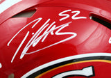 Patrick Willis Signed F/S SF 49ers Flash Speed Authentic Helmet w/3insc.-BAWHolo