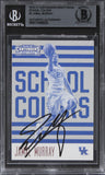 Kentucky Jamal Murray Signed 2016 Contenders Draft Picks SC #3 Card BAS Slab