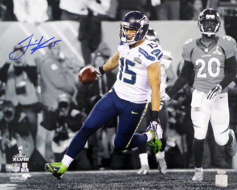 JERMAINE KEARSE AUTOGRAPHED 16X20 PHOTO SEAHAWKS SB XLVIII SPOTLIGHT MCS 106301