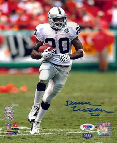 DARREN MCFADDEN AUTOGRAPHED SIGNED 8X10 PHOTO OAKLAND RAIDERS PSA/DNA 15101