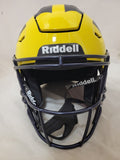 JJ MCCARTHY SIGNED MICHIGAN WOLVERINES NC LOGO SPEEDFLEX HELMET W/ 2 INS LE/9