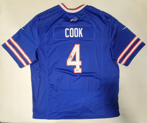 JAMES COOK SIGNED BUFFALO BILLS NIKE SCREENPRINT XXL JERSEY BECKETT QR