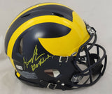 DAXTON "DAX" HILL SIGNED MICHIGAN WOLVERINES SPEED AUTHENTIC HELMET BECKETT COA