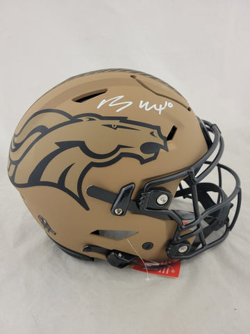 BO NIX SIGNED DENVER BRONCOS F/S STS2 SPEEDFLEX AUTHENTIC HELMET BECKETT QR