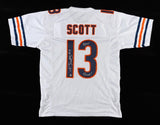 Tyler Scott Signed Bears Jersey (Beckett) Chicago's 2023 4th Rd Draft Pick / W.R