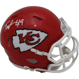 Tony Richardson Autographed Kansas City Chiefs Mini Helmet Beckett 44945