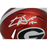 Carson Beck Autographed Georgia Bulldogs Flash Speed Mini Helmet Beckett 47537