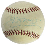 Yankees Joe DiMaggio Signed Interscholastic League Baseball BAS #A70517