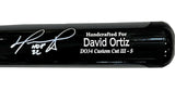 David Ortiz Boston Red Sox Signed HOF 22 Inscribed Marucci Game Model Bat BAS