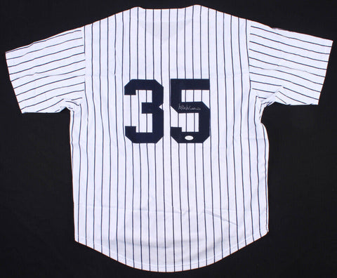 Mike Mussina Signed New York Yankees Jersey (JSA COA) 270 MLB Wins / 5xAll Star