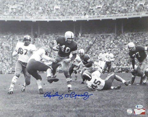 HOWARD HOPALONG CASSADY AUTOGRAPHED 16X20 PHOTO OHIO STATE BLUE BECKETT 179075