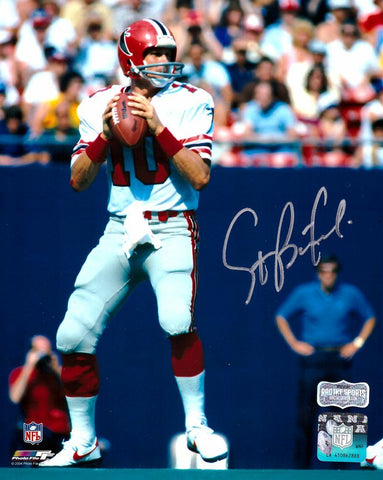 Steve Bartkowski Signed Atlanta Falcons Throwback Unframed 8x10 Photo - White Je