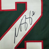 Autographed/Signed Matt Boldy Minnesota Green Hockey Jersey JSA COA