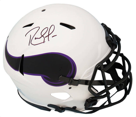 Randy Moss Signed Vikings Lunar Eclipse Riddell Speed Authentic Helmet (SS COA)