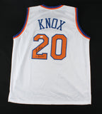 Kevin Knox Signed New York Knicks Jersey Inscribed Go Knicks! (JSA COA) 2018 Pck