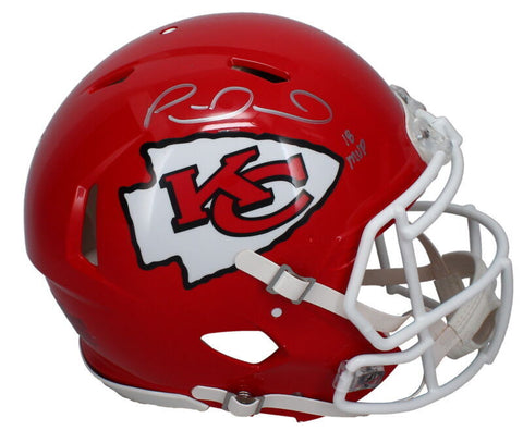 Patrick Mahomes Autographed "18 MVP" Chiefs Speed Authentic Helmet STEINER LE 18