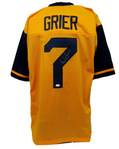 Will Grier Signed West Virginia Mountaineers Jersey (JSA COA) Carolina Panthers