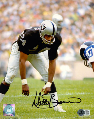 Willie Brown Autographed Oakland Raiders 8x10 Photo Beckett 45646