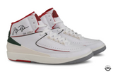 Michael Jordan Autographed Nike Air Jordan 2 'Italy' 2023 Shoes UDA LE 23