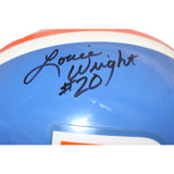 Louie Wright Signed Denver Broncos F/S VSR4 75-96 Helmet Beckett 44288