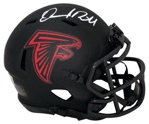 DESMOND RIDDER SIGNED ATLANTA FALCONS ECLIPSE SPEED MINI HELMET BECKETT