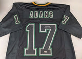 Davante Adams Signed Green Bay Packers Blackout Jersey (Beckett) All Pro W.R.