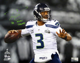 RUSSELL WILSON AUTOGRAPHED SIGNED 16X20 PHOTO SEAHAWKS SB CHAMPS RW HOLO 105132