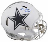 Cowboys Roger Staubach "HOF 85" Signed STS III F/S Speed Proline Helmet BAS Wit