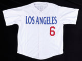 Steve Garvey Signed Los Angeles Dodger Jersey Ins "1981 WS Champs" (Beckett COA)