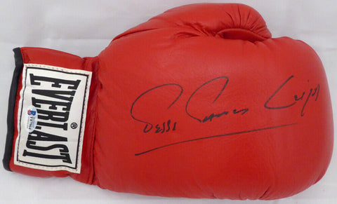 Jesse James Leija Autographed Signed Red Everlast Boxing Glove Beckett #F87964