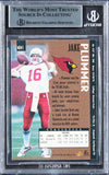 Cardinals Jake Plummer Signed 1997 Pro Line Memorabilia #1 RC Card BAS Slabbed