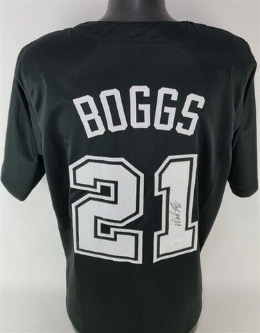 Wade Boggs Signed Tampa Bay Devil Rays Jersey (JSA) 12 time All-Star 3rd Baseman