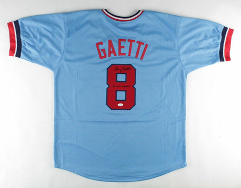 Gary Gaetti Signed Minnesota Twins Jersey Inscribed "87 W.S. Champs" (JSA Holo)