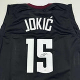 Autographed/Signed Nikola Jokic Denver Black 5280 City Edition Jersey JSA COA