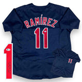 Jose Ramirez Autographed SIGNED Jersey - Navy - Beckett Authenticated